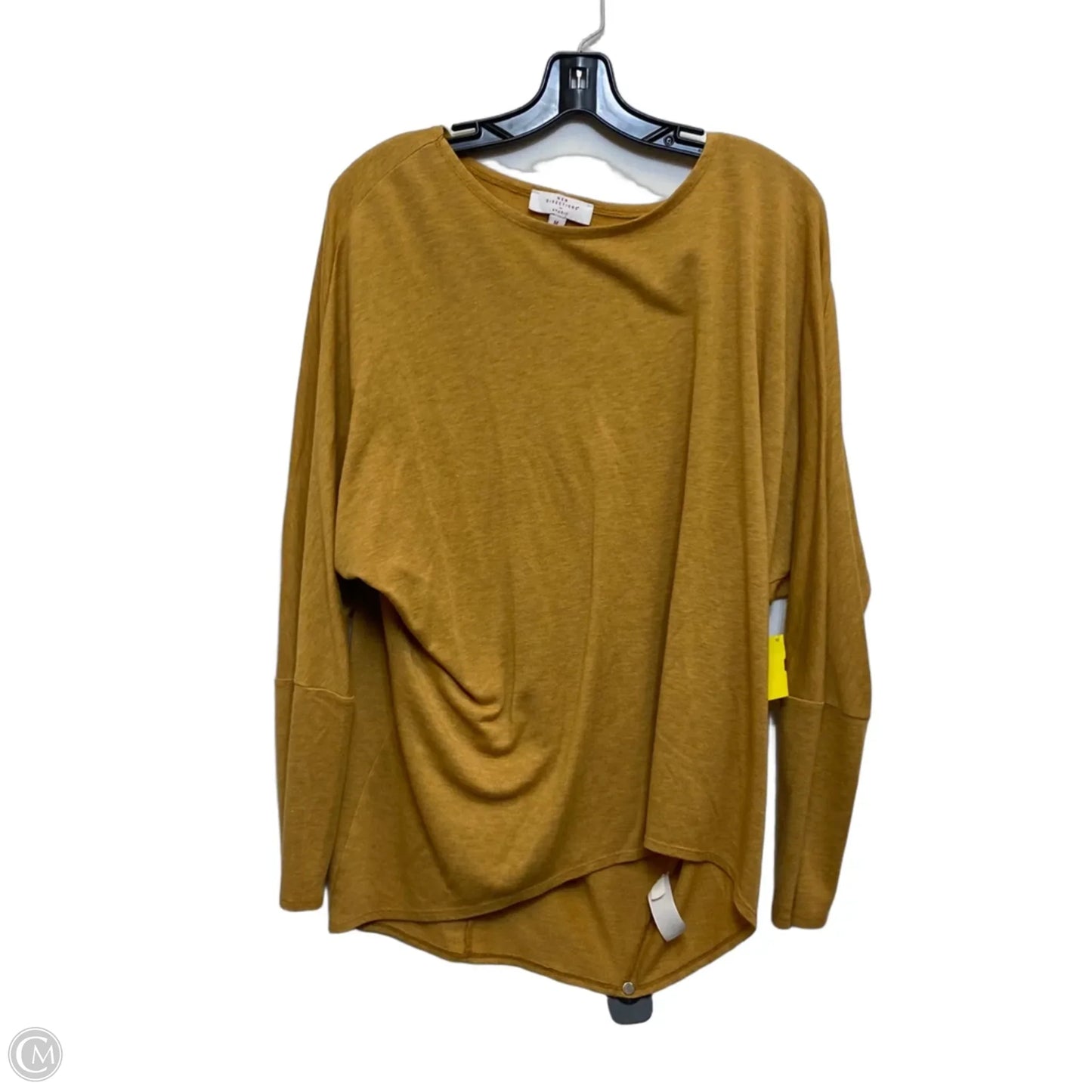 Top Long Sleeve By New Directions In Yellow, Size: M