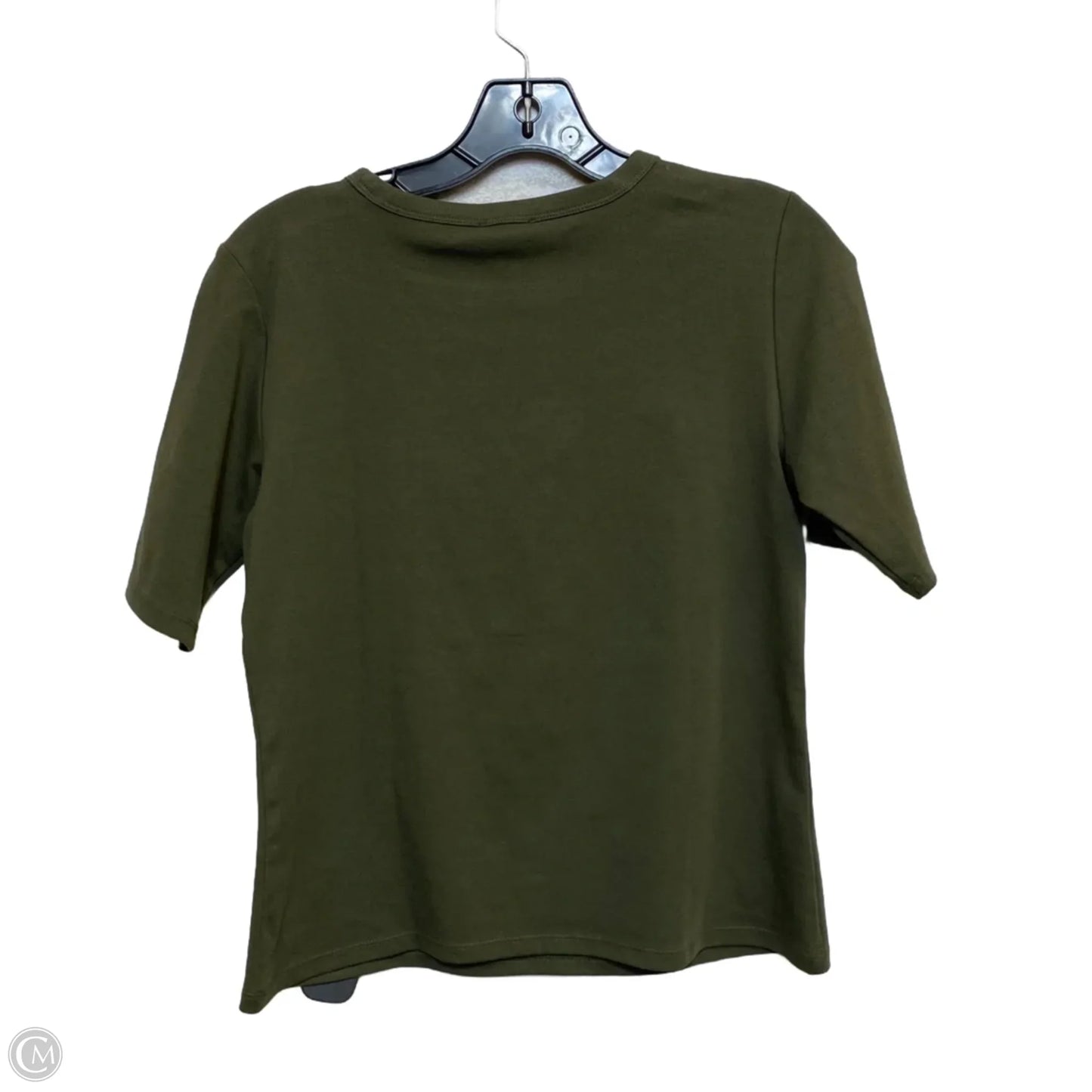 Top Short Sleeve By Ann Taylor In Green, Size: S