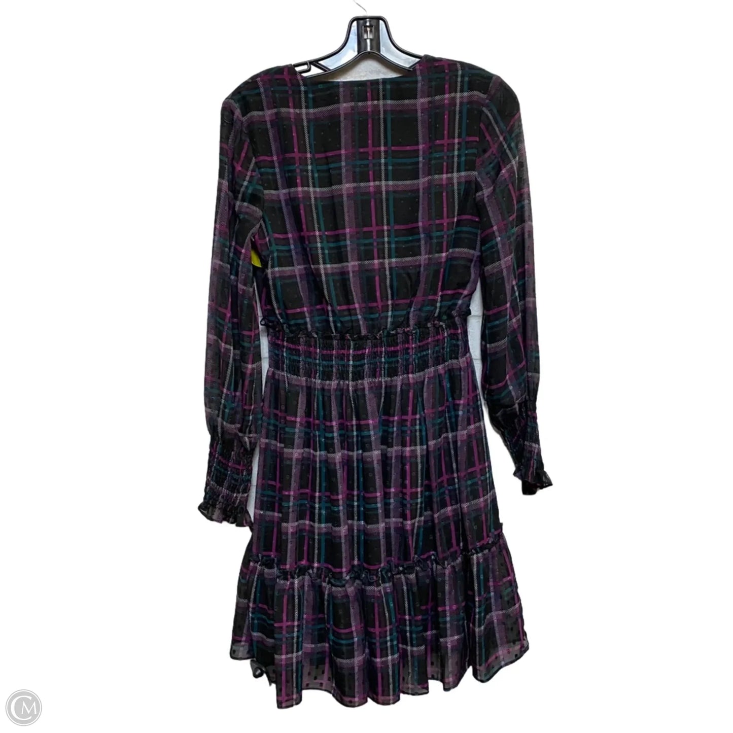 Dress Casual Short By Taylor In Black & Purple, Size: Xs