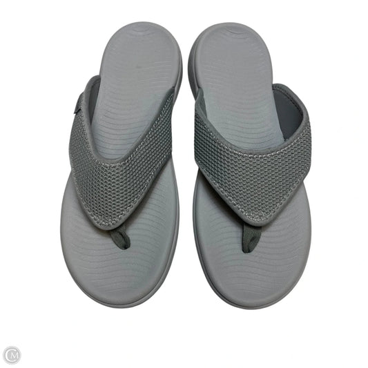Sandals Flip Flops By Dreampairs In Grey, Size: 11