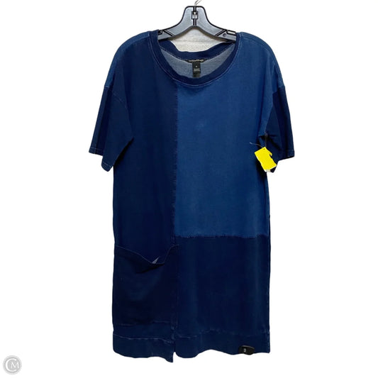 Dress Casual Short By Millenium In Blue, Size: M