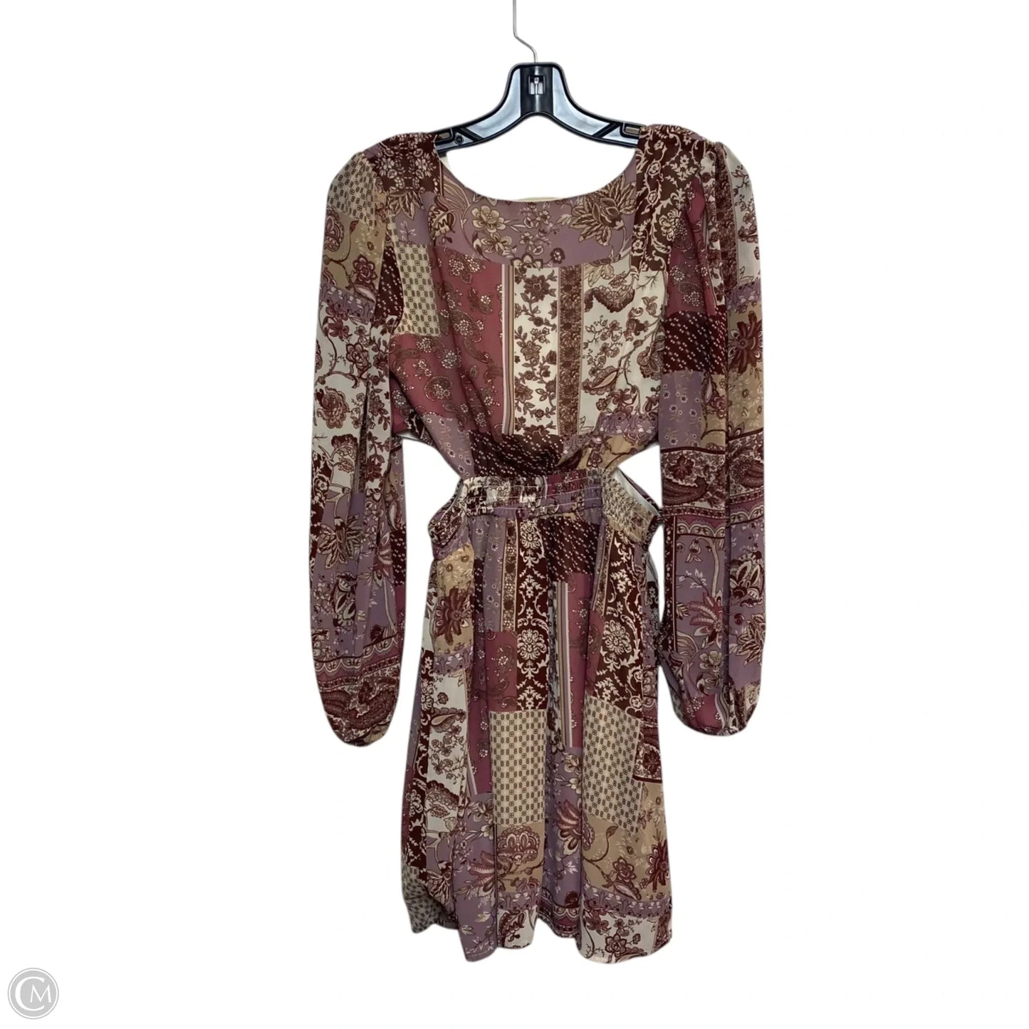 Dress Casual Short By Jessica Simpson In Pink & Purple, Size: S