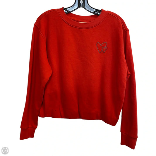 Sweatshirt Crewneck By Universal Thread In Red, Size: Xs