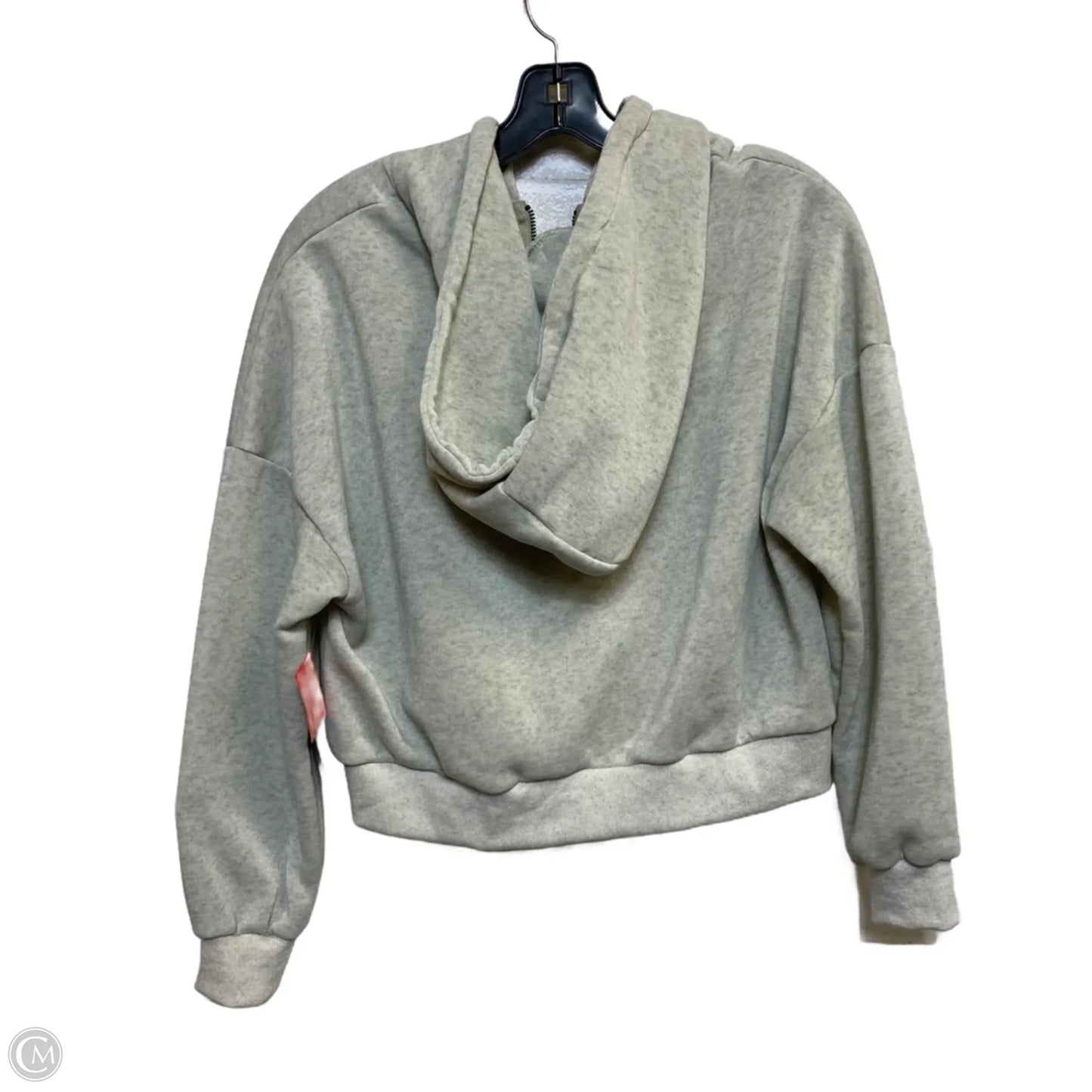 Sweatshirt Hoodie By Shein In Grey, Size: M