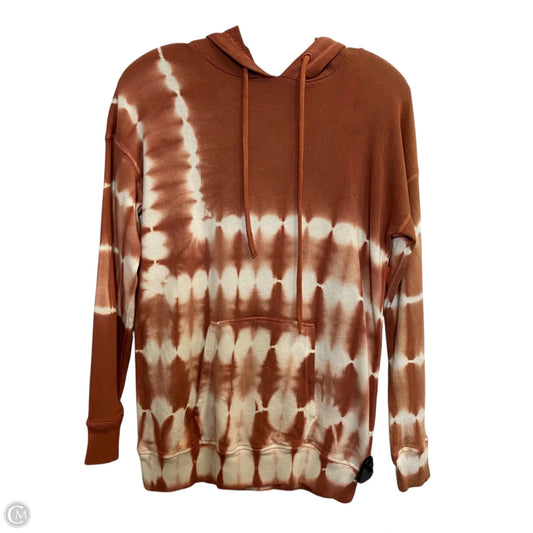 Sweatshirt Hoodie By True Craft In Cream & Orange, Size: Xs