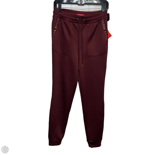 Athletic Pants By Guess In Red, Size: Xs