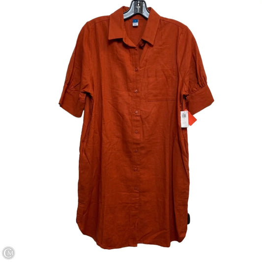 Dress Casual Short By Old Navy In Orange, Size: S