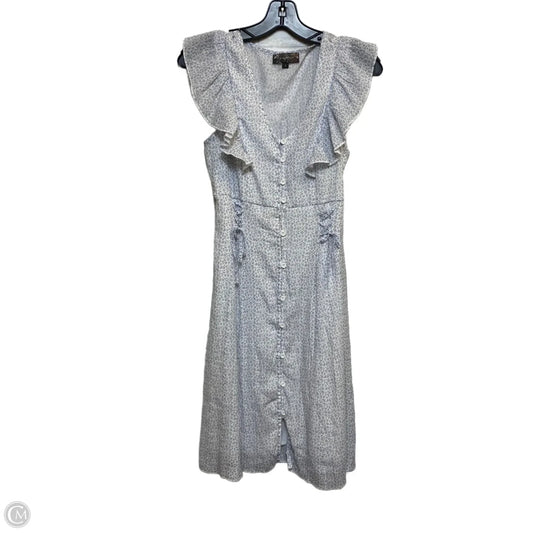 Dress Casual Short By J Gee In Blue & White, Size: S