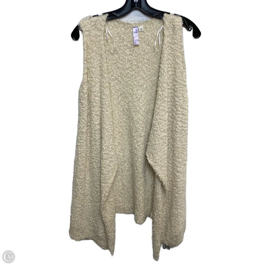 Vest Sweater By Ayla In Cream, Size: S