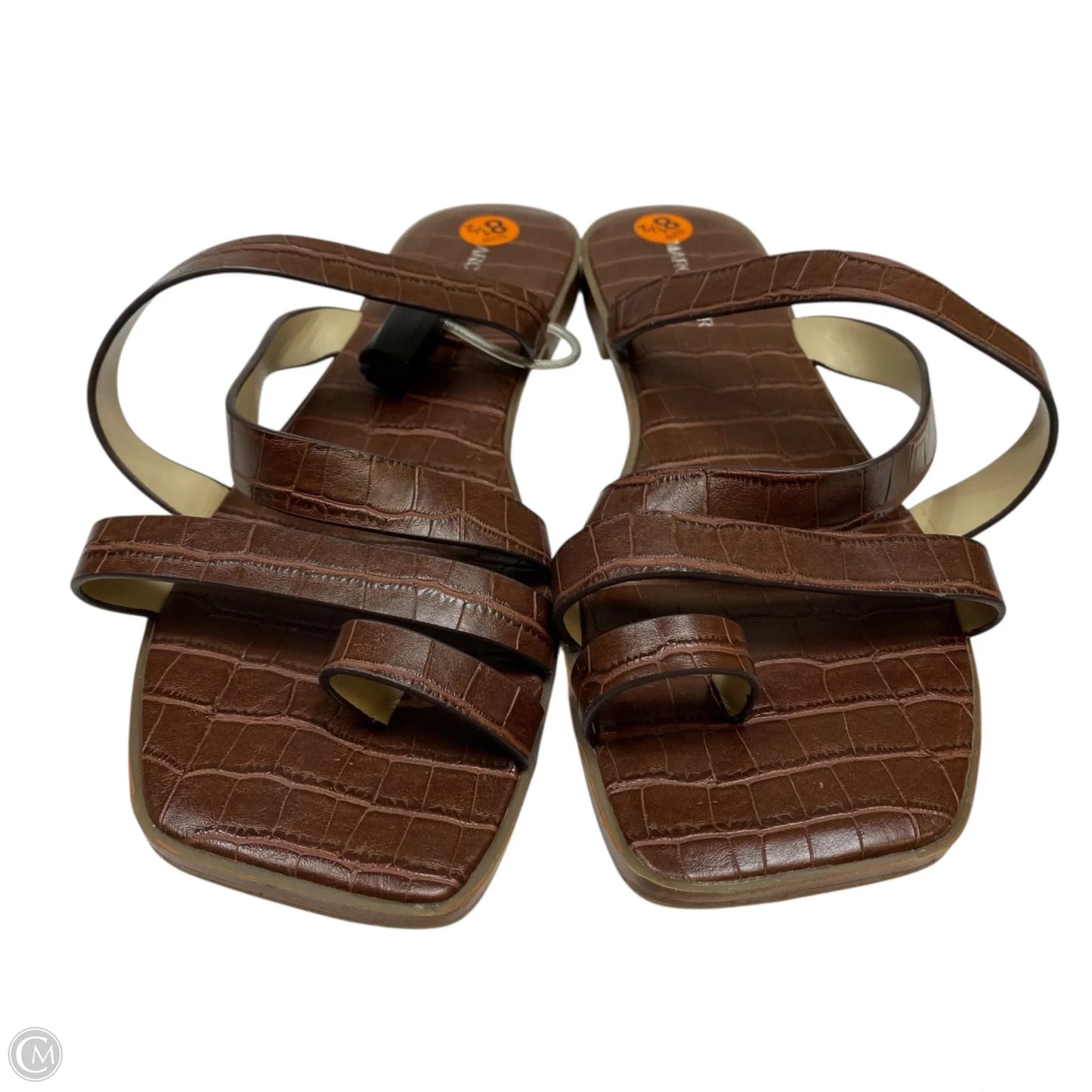 Sandals Flats By Marc Fisher In Brown, Size: 8.5