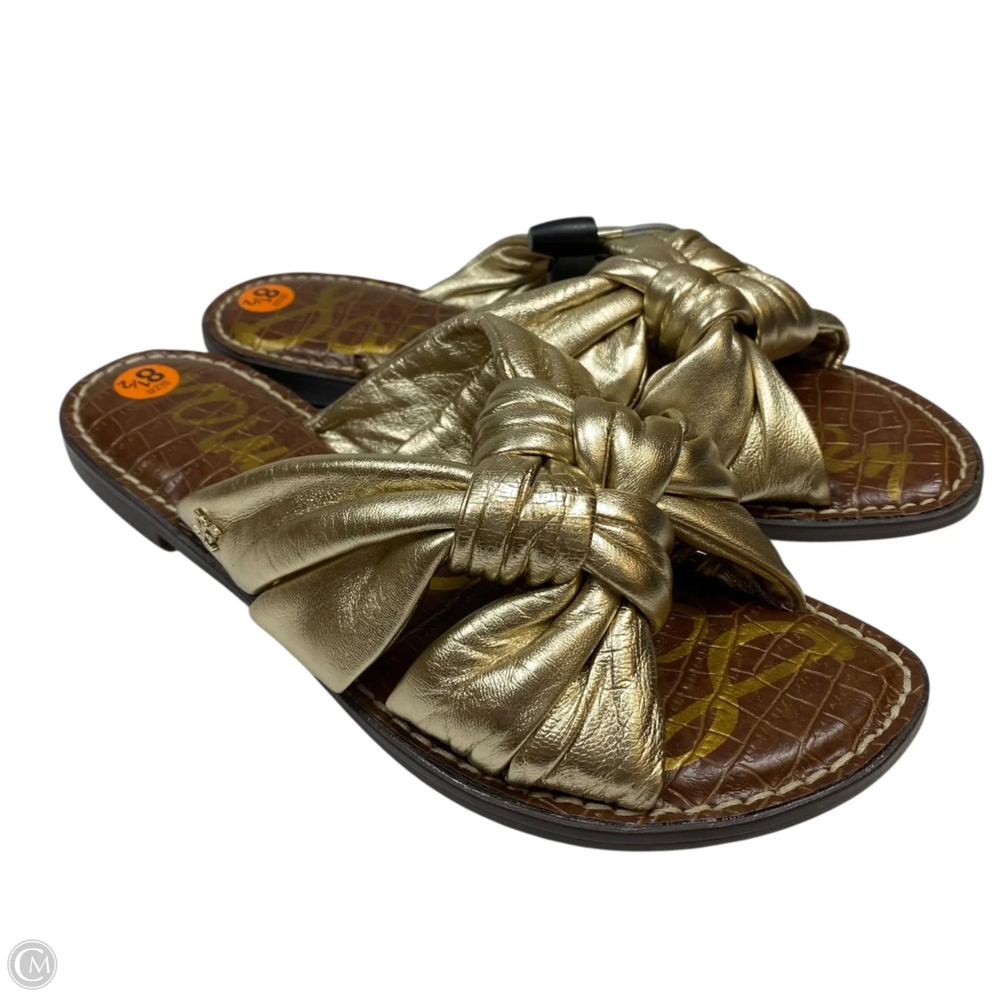 Sandals Flats By Sam Edelman In Gold, Size: 8.5