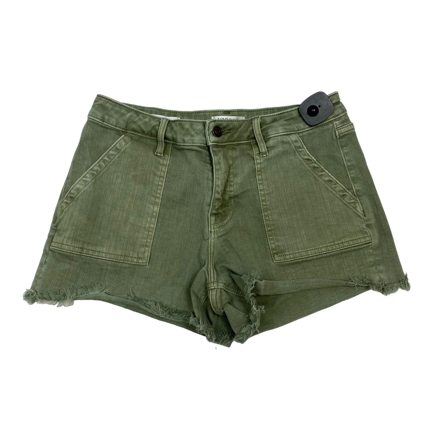 Green Denim Shorts Vigoss, Size 8