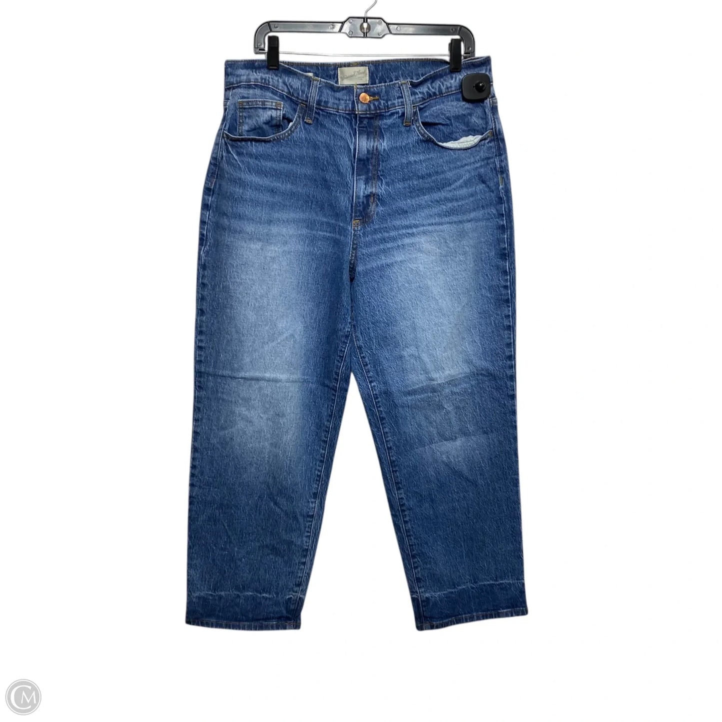 Jeans Straight By Universal Thread In Blue Denim, Size: 14