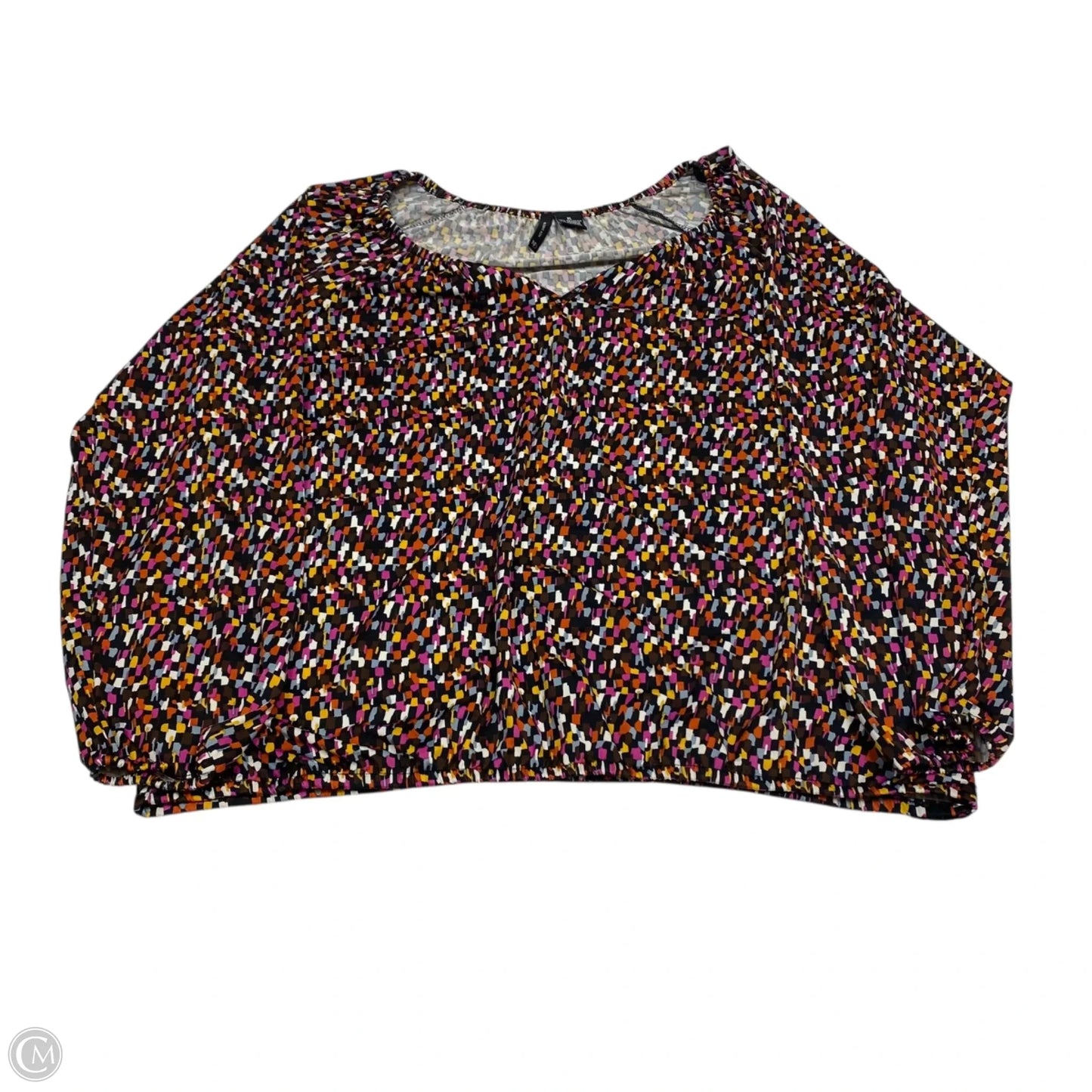 Top Long Sleeve By New Directions In Multi-colored, Size: Xl