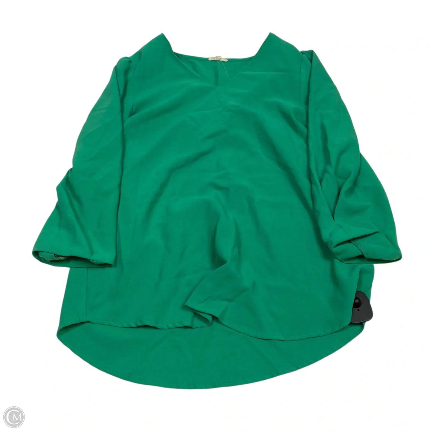 Top 3/4 Sleeve By Jodifl In Green, Size: S