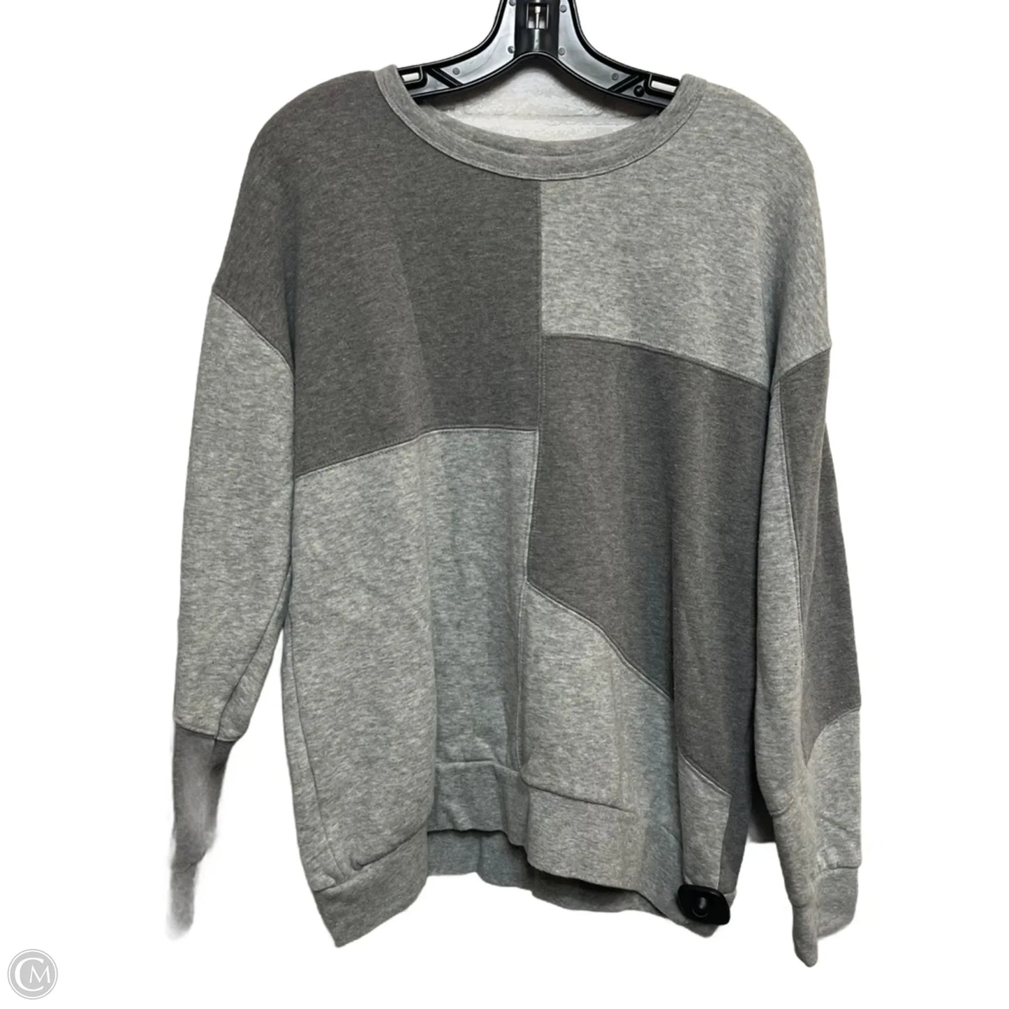 Sweatshirt Crewneck By Wild Fable In Grey, Size: M