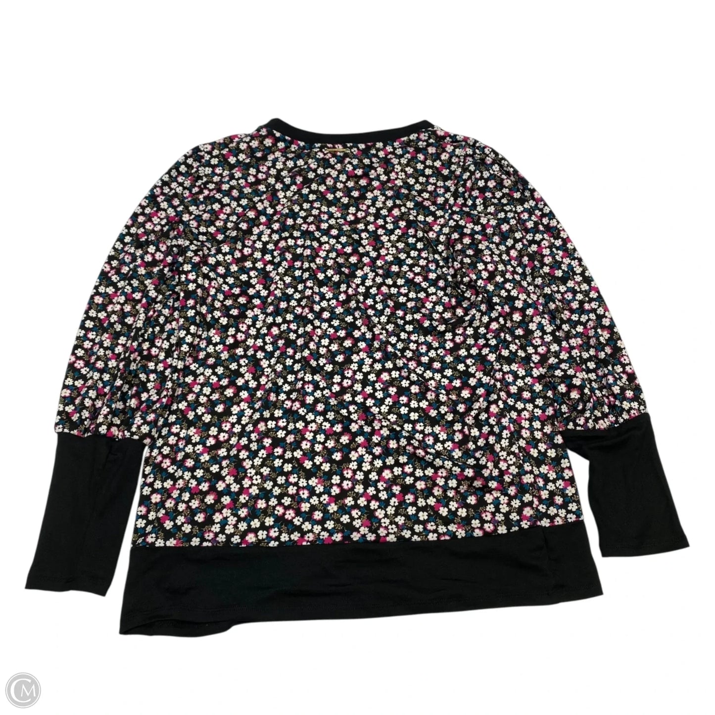 Top Long Sleeve By Nine West Apparel In Black, Size: L