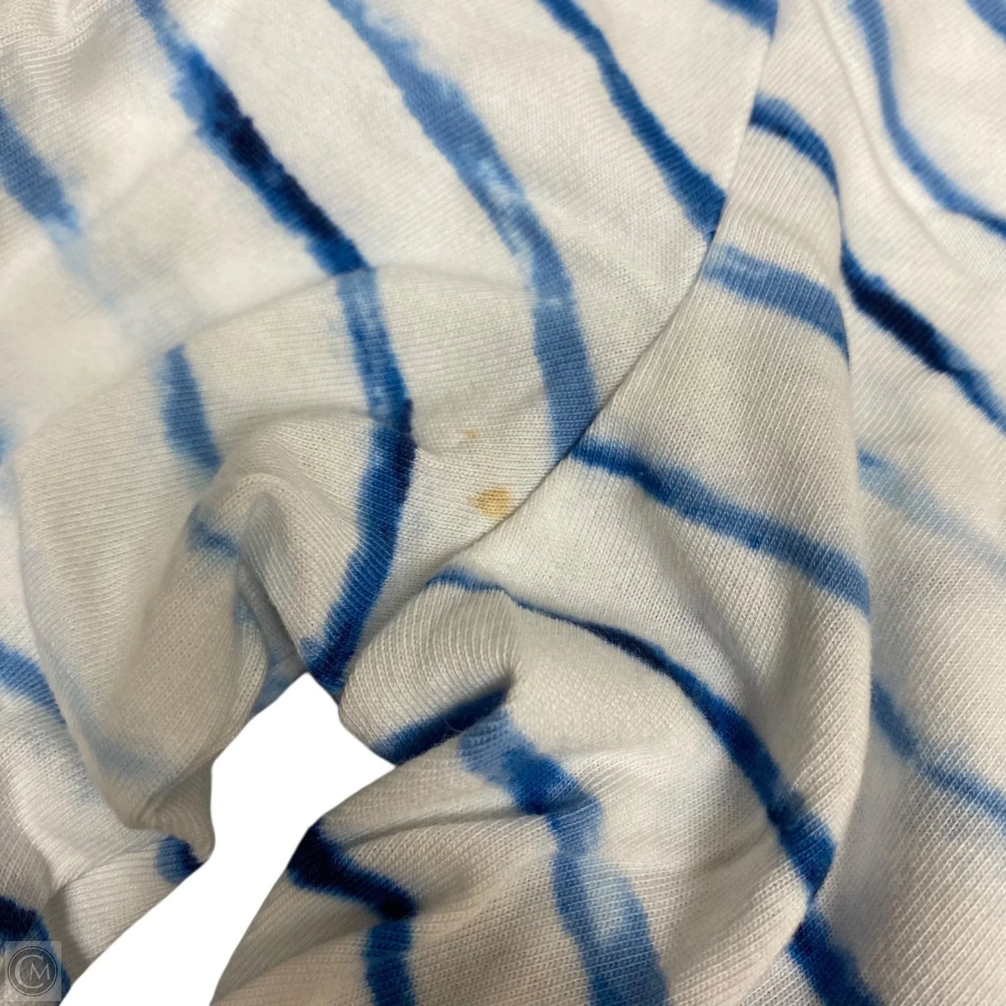 Top 3/4 Sleeve By Pure Jill In Blue & White, Size: Sp