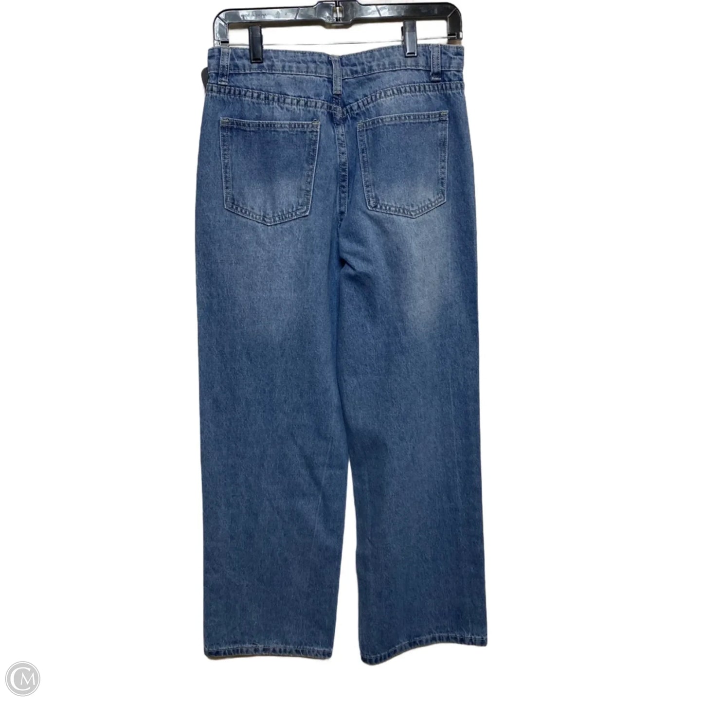 Jeans Straight By Shein In Blue Denim, Size: M