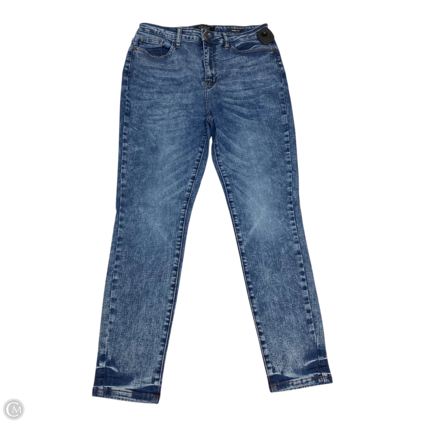 Jeans Skinny By Judy Blue In Blue Denim, Size: 10