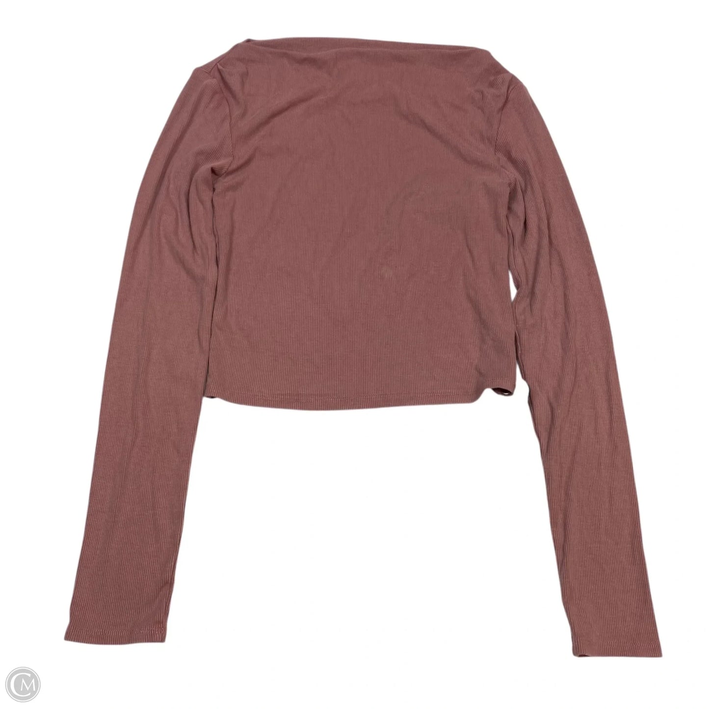 Top Long Sleeve Basic By Wild Fable In Pink, Size: S