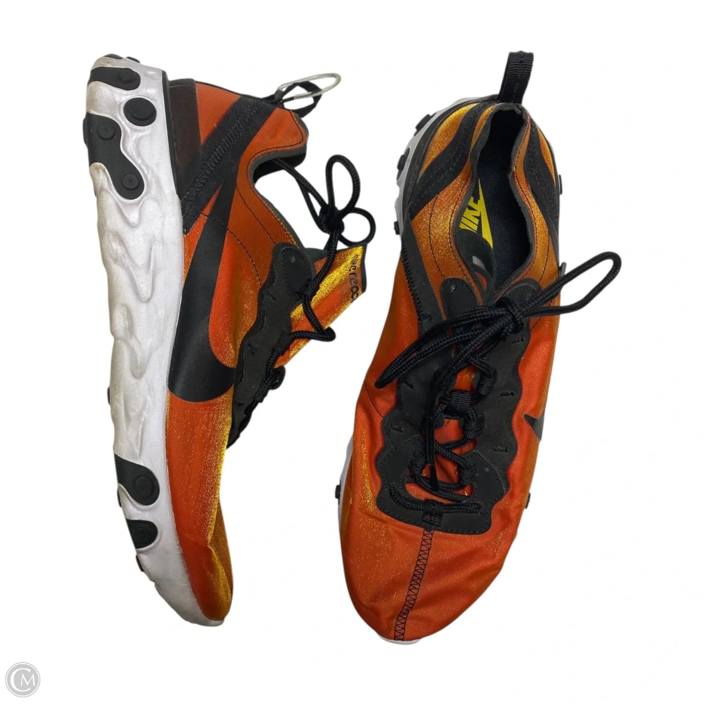 Shoes Athletic By Nike In Black & Orange, Size: 11