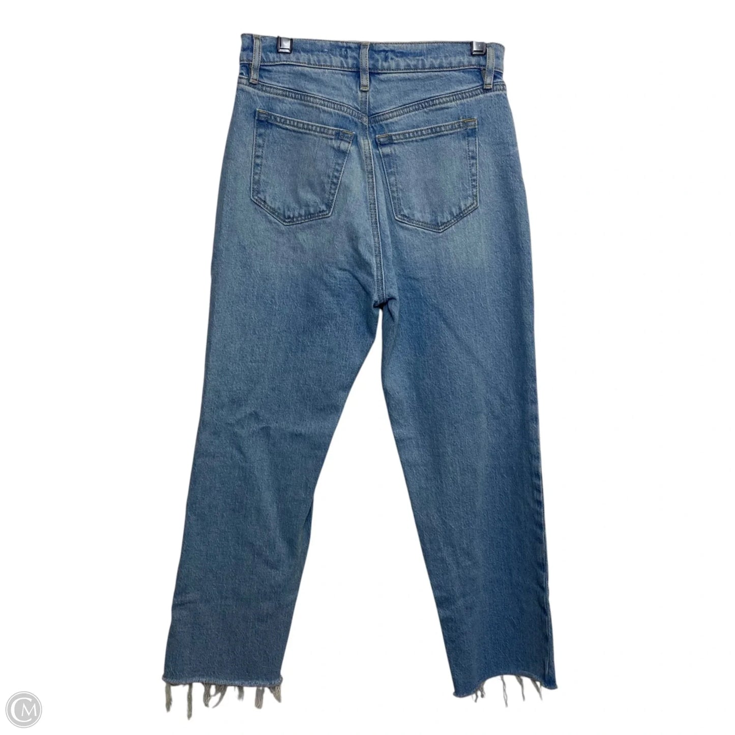 Jeans Straight By Loft In Blue Denim, Size: 0