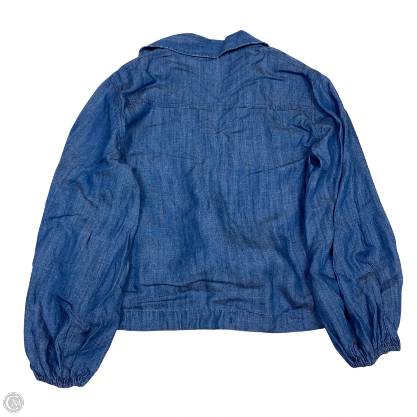 Top Long Sleeve By Express In Blue, Size: Xs