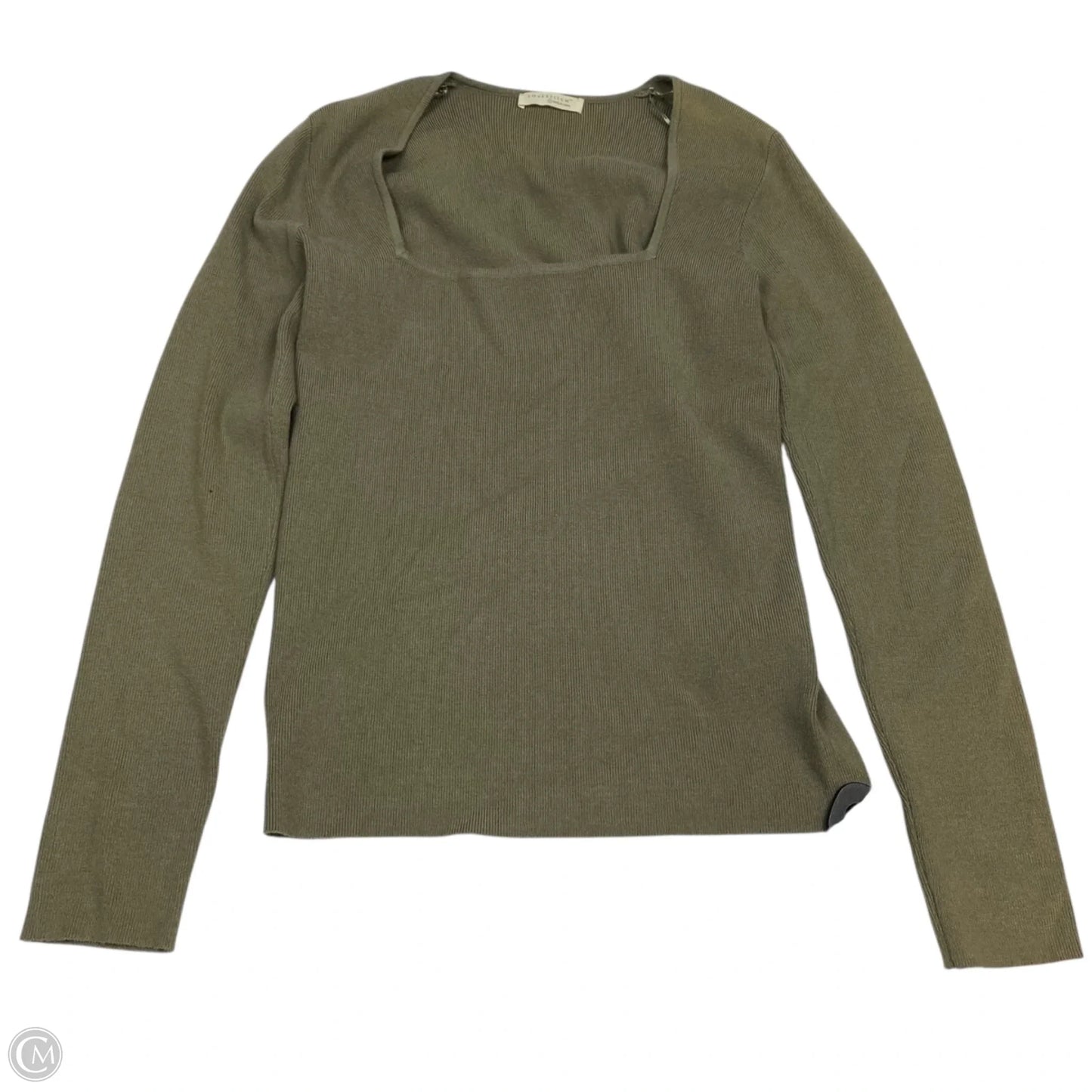 Top Long Sleeve By Lovestitch In Green, Size: S