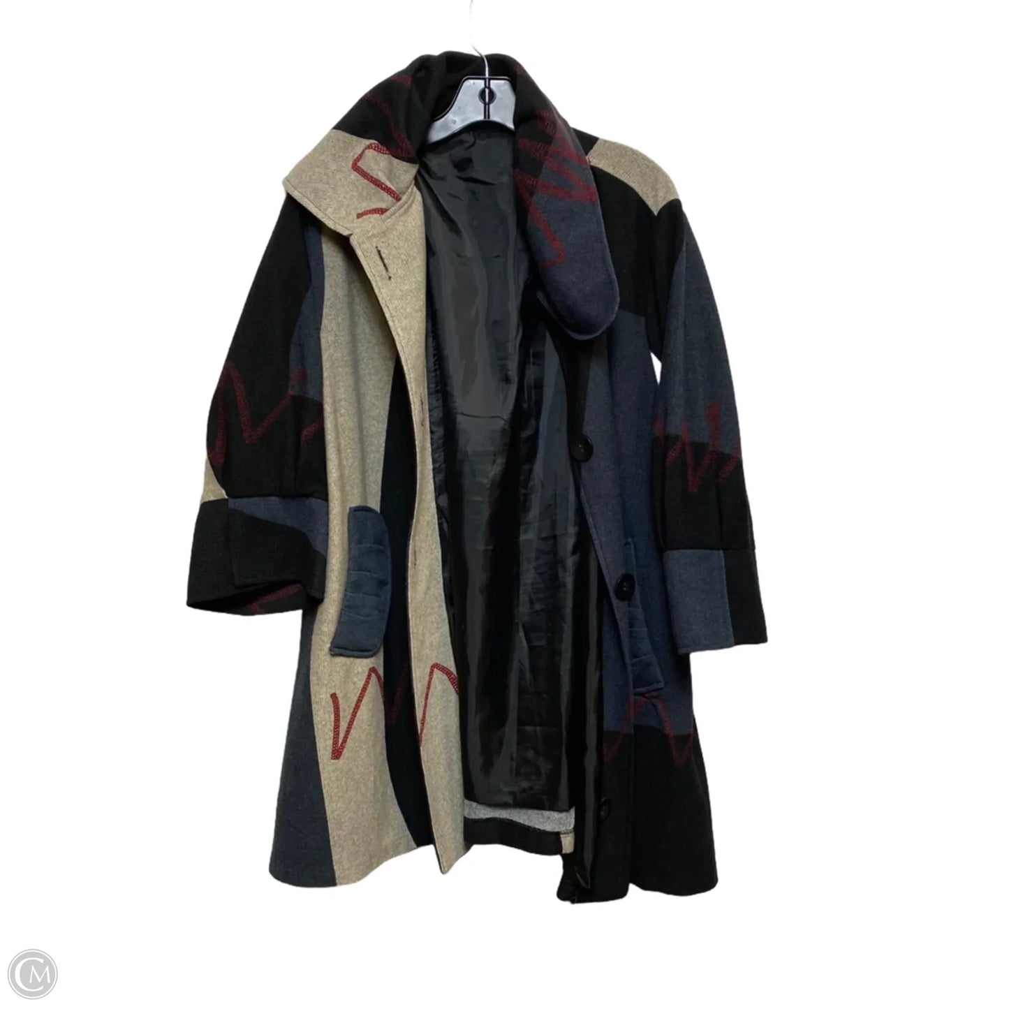 Jacket Other By Damee In Black & Grey, Size: 2x