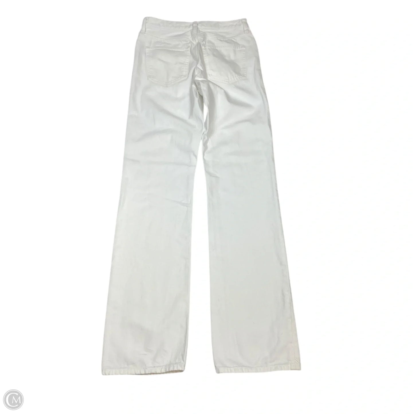 Jeans Straight By J. Crew In White Denim, Size: 2