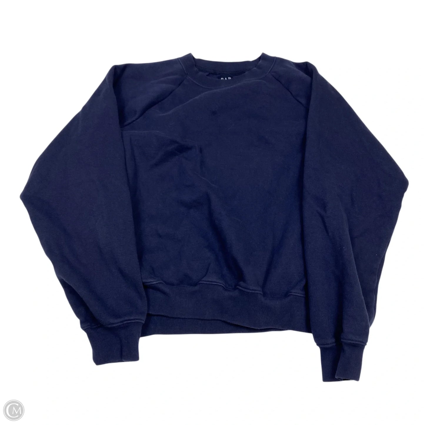 Sweatshirt Crewneck By Gap In Navy, Size: Xs