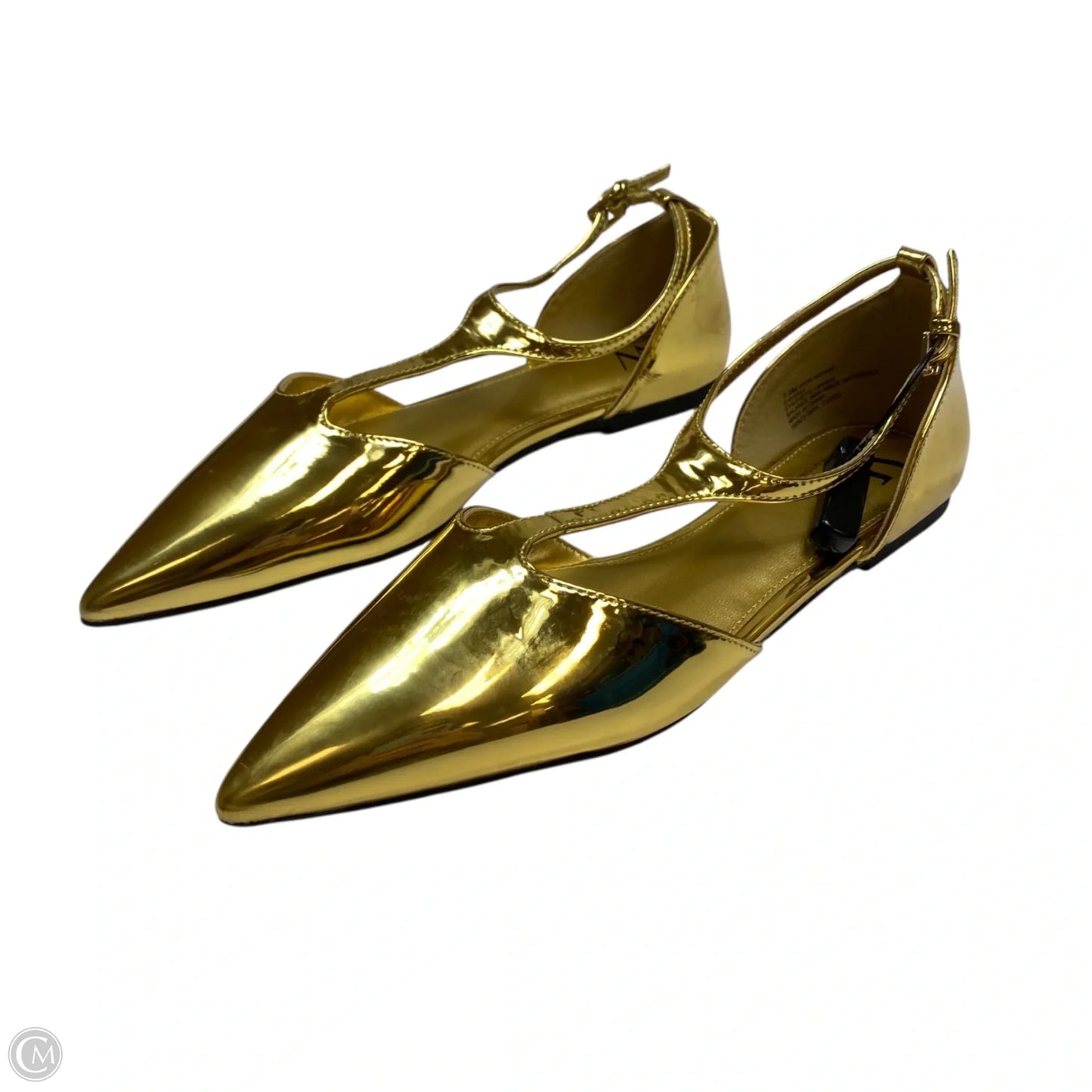 Shoes Flats By Worthington In Gold, Size: 7.5