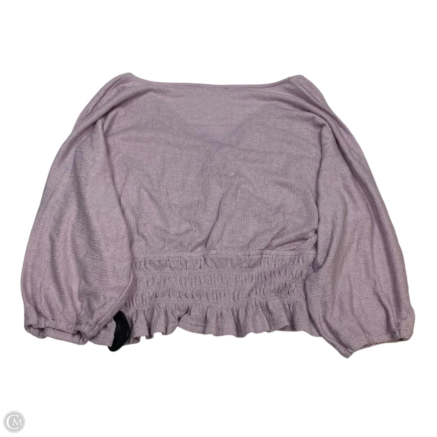 Top 3/4 Sleeve By Vestique In Purple, Size: L