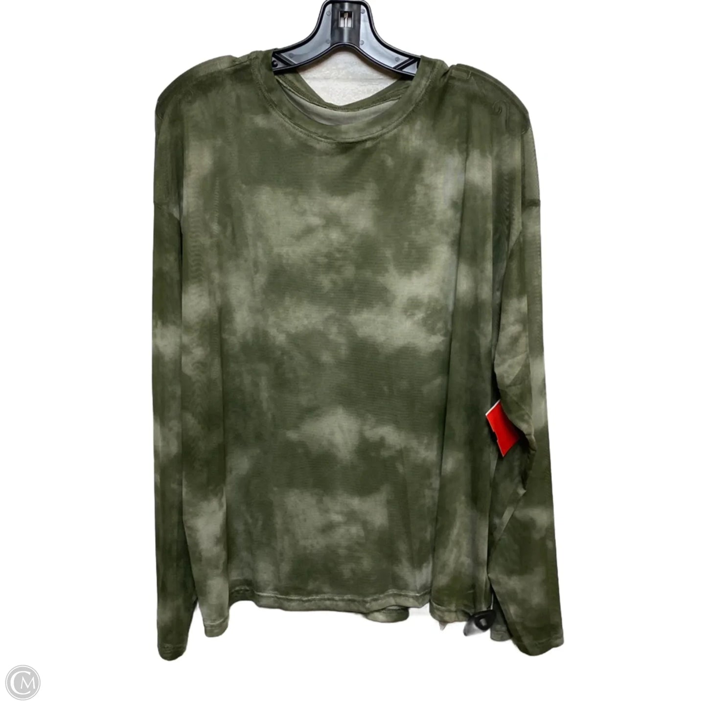 Top Long Sleeve By Dazy In Green, Size: Xl