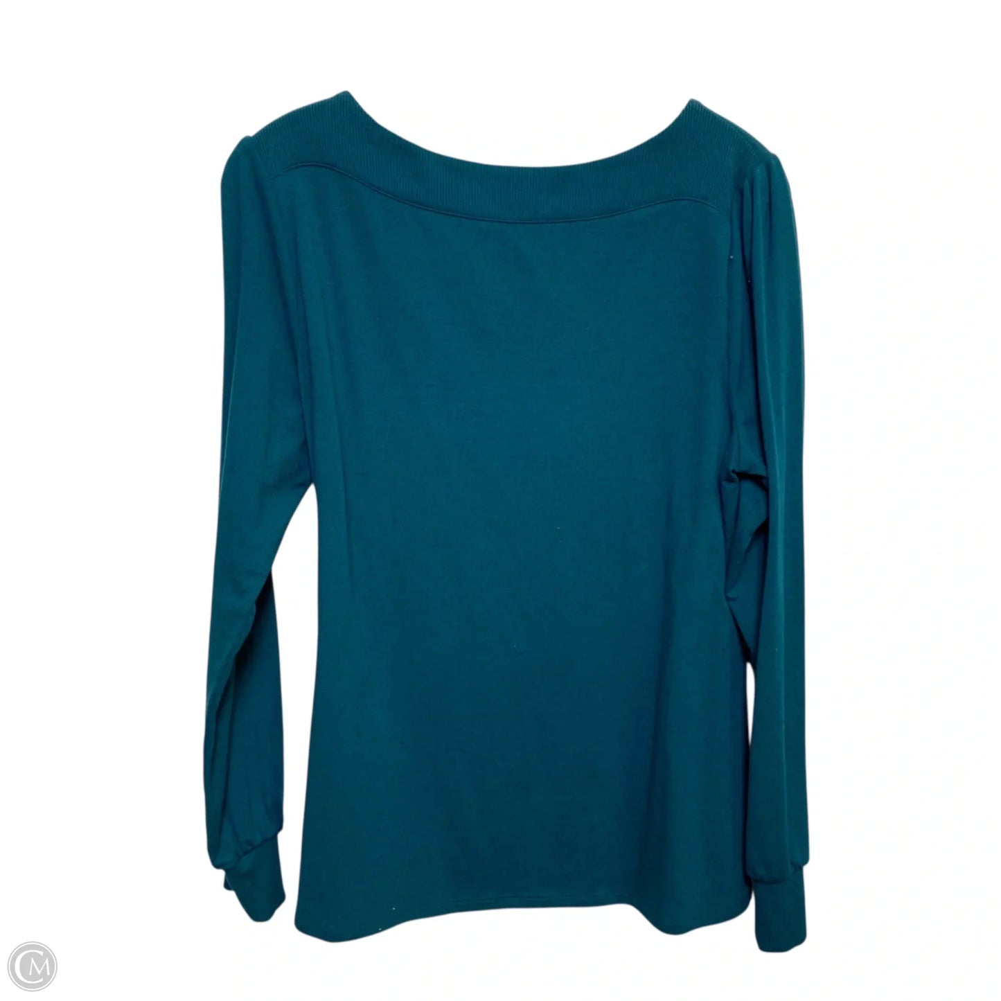 Top Long Sleeve By Croft And Barrow In Green, Size: M
