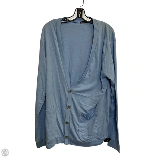 Cardigan By Broken English In Blue, Size: Xl