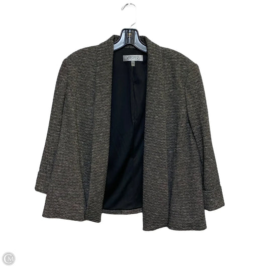 Blazer By Kasper In Black & Gold, Size: M