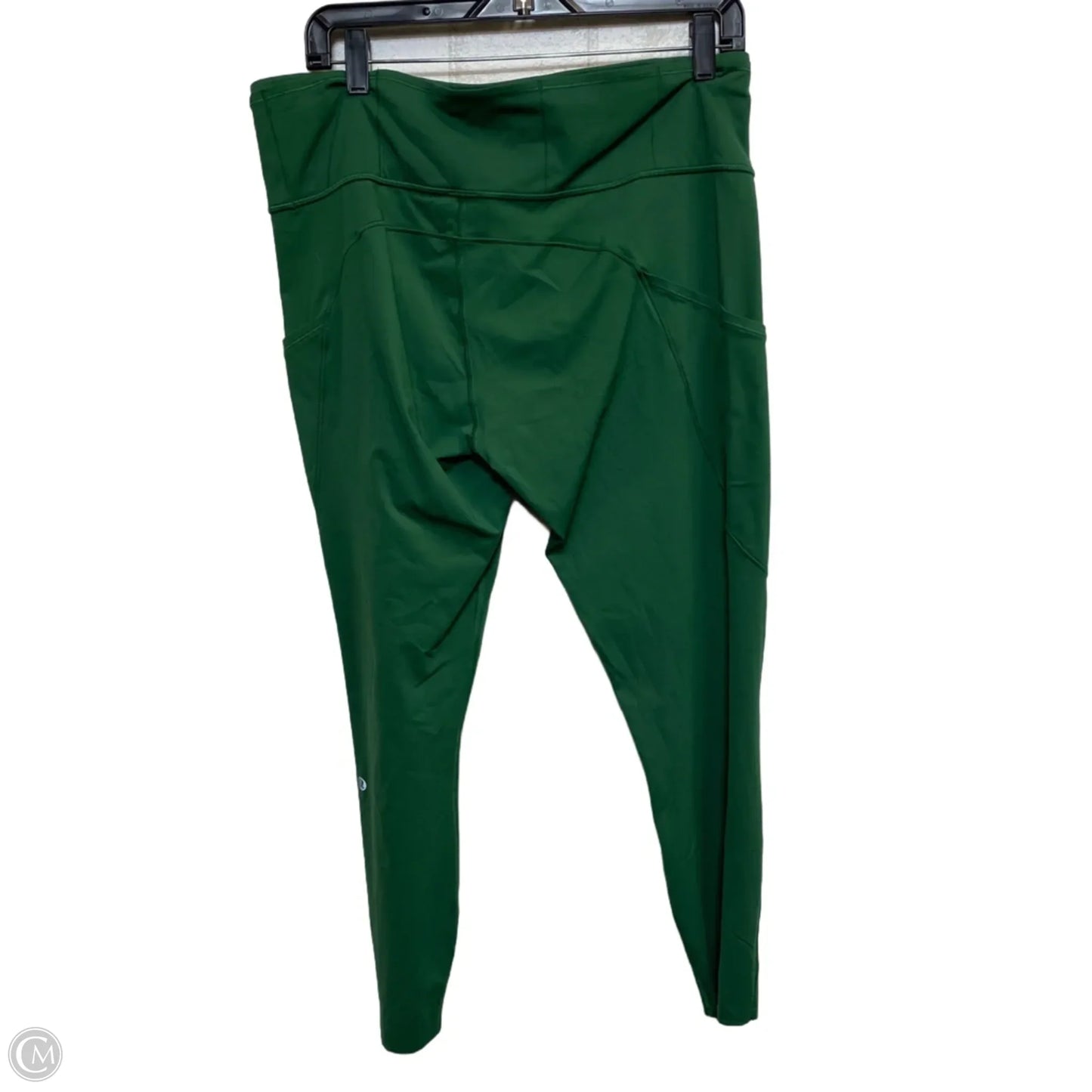 Athletic Leggings By Lululemon In Green, Size: L