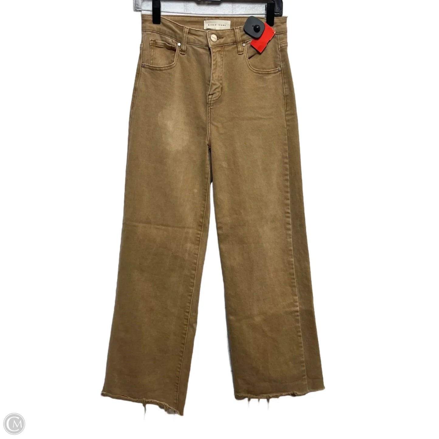 Jeans Wide Leg By Risen In Brown Denim, Size: 2