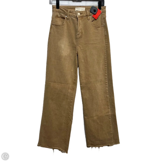 Jeans Wide Leg By Risen In Brown Denim, Size: 2