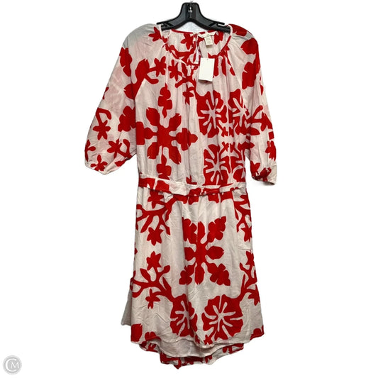 Dress Casual Short By H&m In Red & White, Size: Xxl