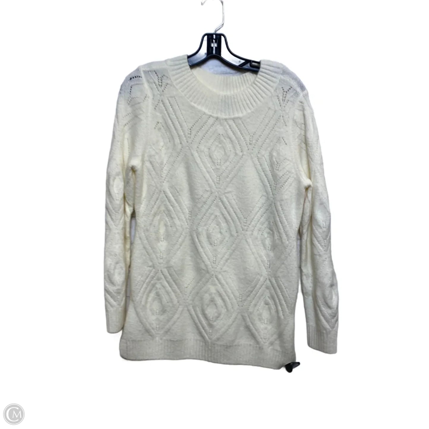 Sweater By Talbots In Cream, Size: S