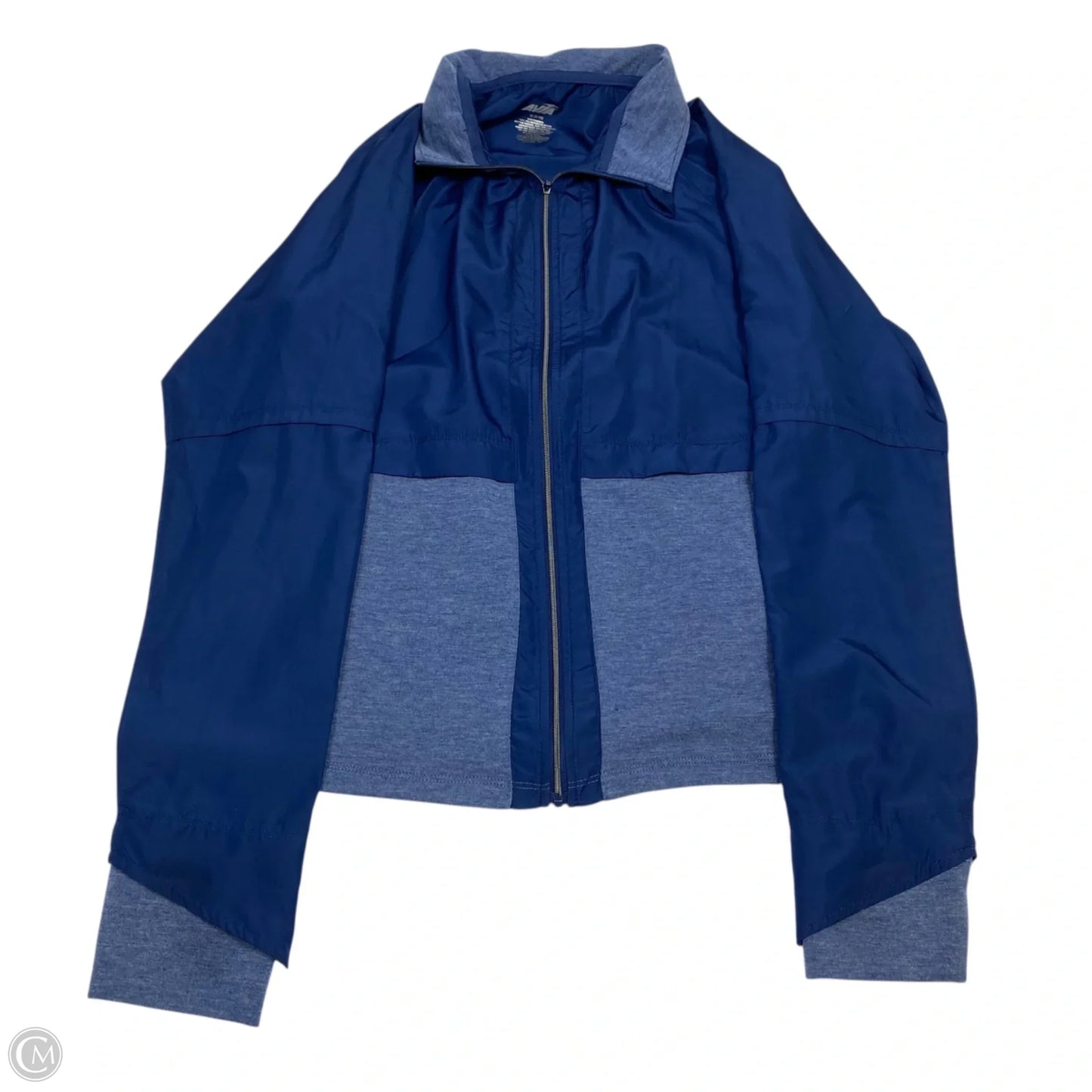 Athletic Jacket By Avia In Blue, Size: M