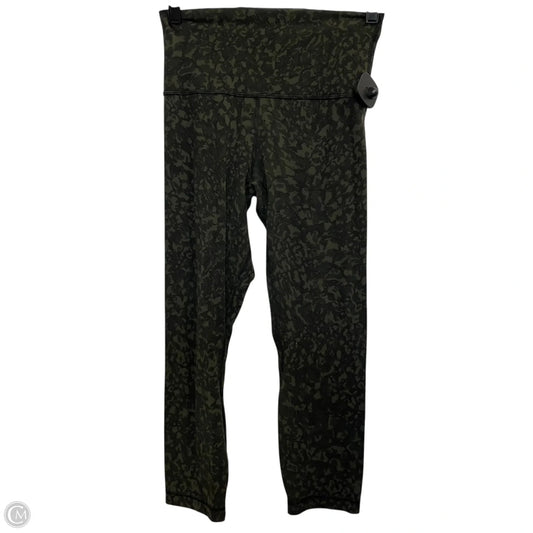 Athletic Leggings By Lululemon In Green, Size: S