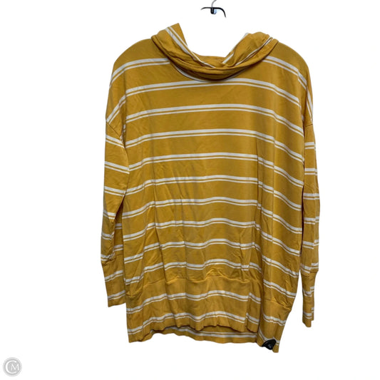 Top Long Sleeve By Garnet Hill In Yellow, Size: M
