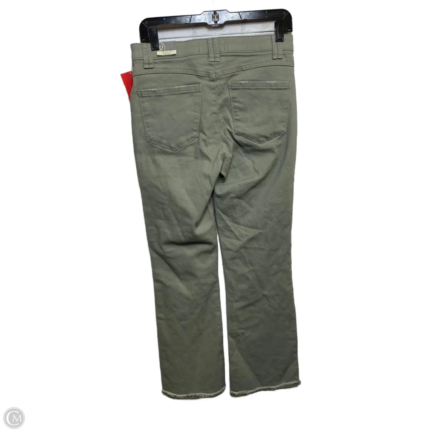 Jeans Skinny By Wit & Wisdom In Green Denim, Size: 4