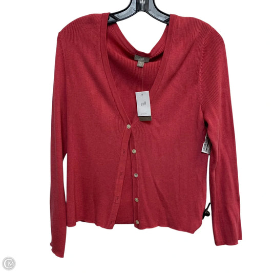 Cardigan By J. Jill In Pink, Size: Mp