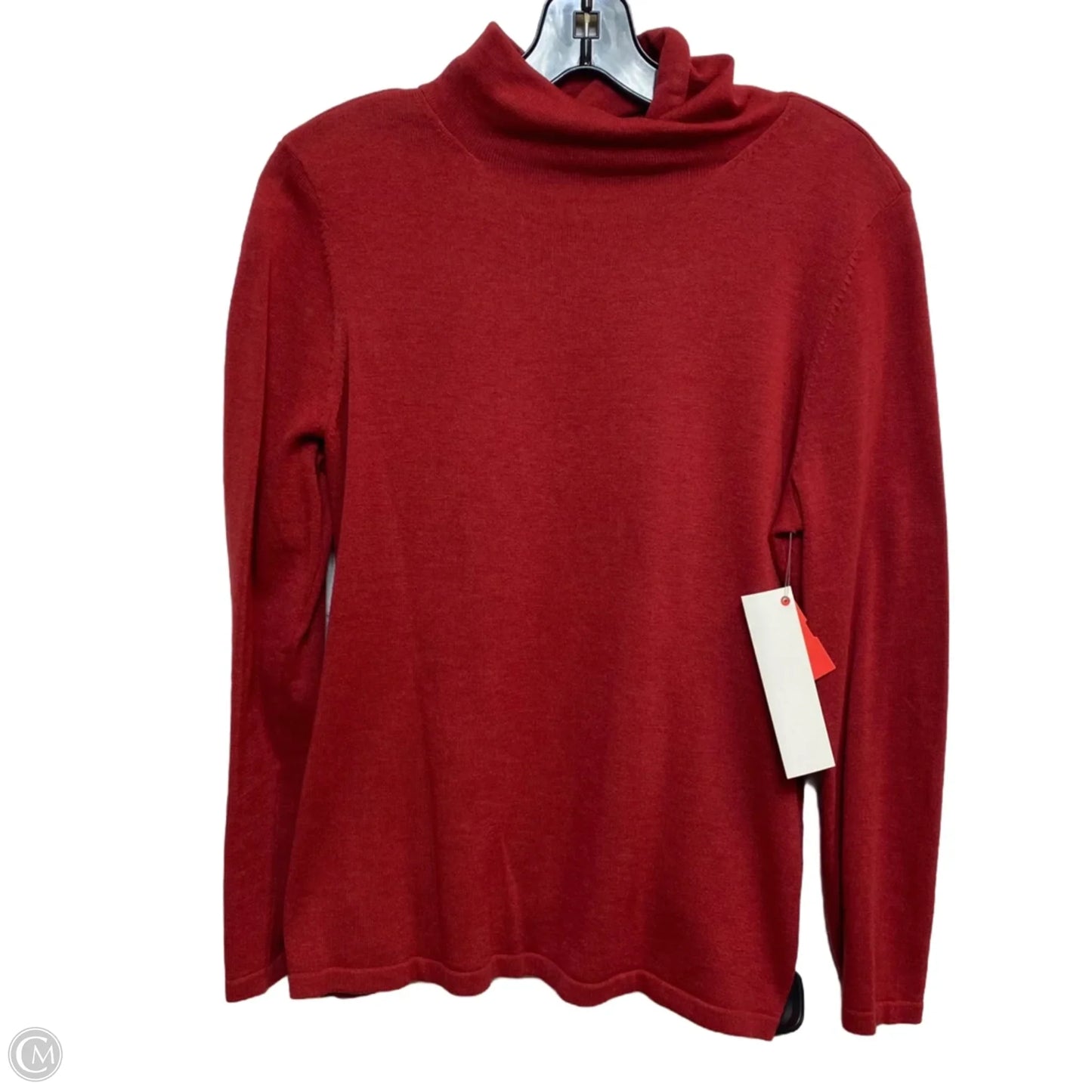 Top Long Sleeve By J. Jill In Red, Size: Mp