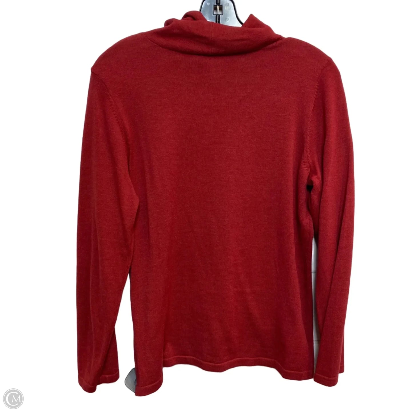 Top Long Sleeve By J. Jill In Red, Size: Mp